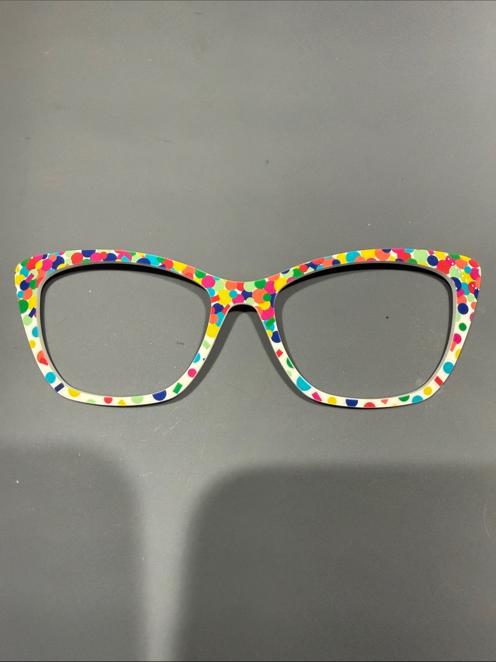 Pair Eyewear The Wanda Multicolor Confetti Pattern Eyewear Frames